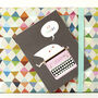 Mini Typewriter Greetings Card, thumbnail 4 of 5