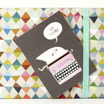 Mini Typewriter Greetings Card, 4 of 5