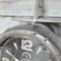 Extra Large Chrome Aeroplane Wall Clock, thumbnail 2 of 2