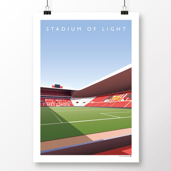 Sunderland Stadium Of Light Poster, 2 of 8