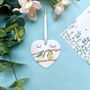 Personalised Blue Tit Valentine's Day Decoration, thumbnail 2 of 5