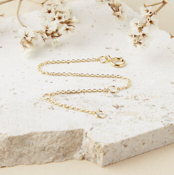 Gold Plated April Clear Quartz Necklace Card, 3 of 7