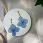 Blue Hydrangea Statement Stud Earrings, thumbnail 1 of 1