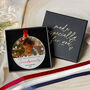 Personalised Baby First Christmas Grandparents Bauble, thumbnail 2 of 8