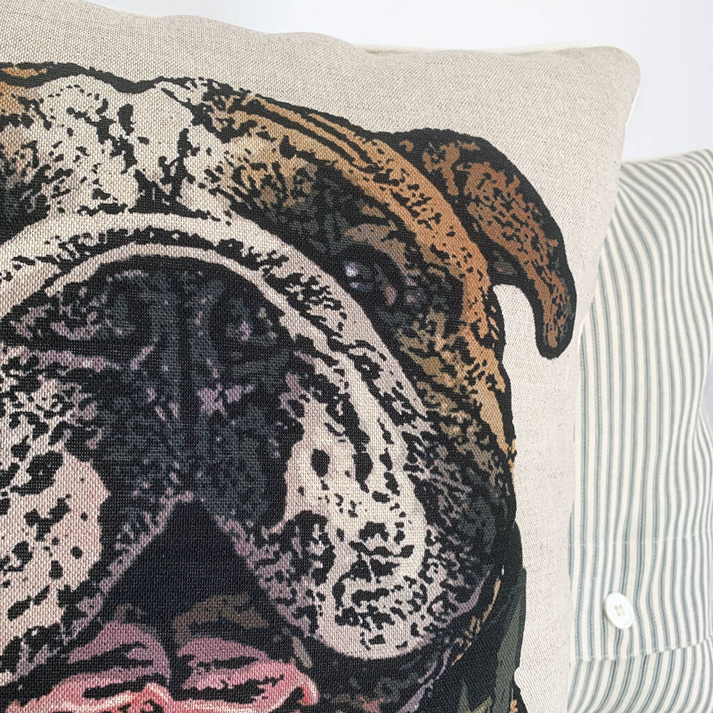 bulldog cushion