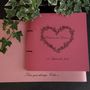 Personalised Love Heart Leather Scrapbook Album, thumbnail 4 of 10