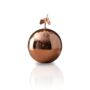Copper Hammered Brass Sphere With Ginkgo Leaf Handle, thumbnail 2 of 2