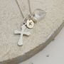 Personalised Cross Charm Necklace, thumbnail 5 of 12