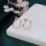 Cobra Snake Hoops Earrings In Sterling Silver, thumbnail 5 of 10