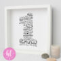 Personalised 1st Wedding Anniversary Gift For Husband, thumbnail 1 of 5