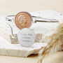 16th Birthday 2009 Penny Coin Bangle Bracelet, thumbnail 2 of 10