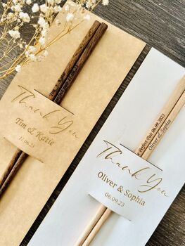 Personalized Wooden Chopsticks For Your Special Party, 3 of 5