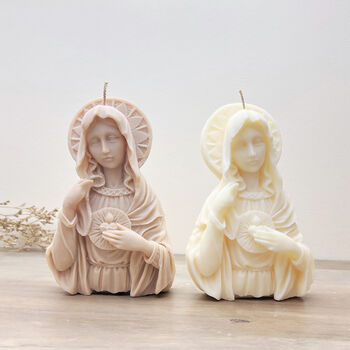 Virgin Mary Christmas Candle Christian Church Candles, 2 of 10