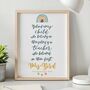 Behind Every Child Print Personalised Teacher Gift, thumbnail 1 of 12