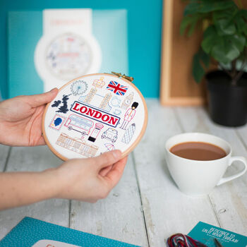 Stitching London, Hand Embroidery Kit, 2 of 5