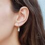 Sterling Silver Puffin Bird Earrings Available In Stud, Hoop, And Hook Styles, thumbnail 5 of 12