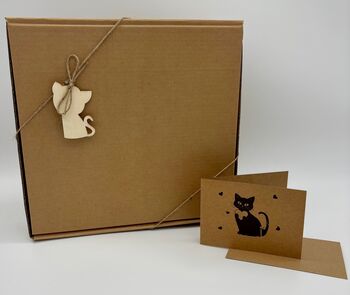 Signature Kitty Cat Natural Gift Box Handcrafted Eco Friendly Toys And Accessories For Your Feline Friend, 6 of 8