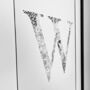 'Letter W' Linear Illustration Print, thumbnail 7 of 7