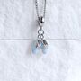 Baby Boy Shoes Charm 925 Silver Baby Shower Gift, thumbnail 3 of 6