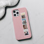 Personalised Pink Photo Stack Phone Case, thumbnail 1 of 2