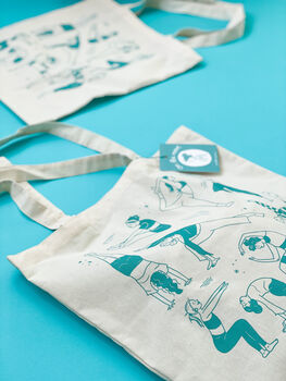 On The Move | Illustrated Tote Bag, 4 of 4