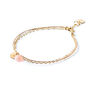 October Opal Gold And Silk Birthstone Bracelet, thumbnail 4 of 6
