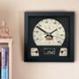 Personalised Wall Clock Based On The Mg Tf One.Eight Vvc Speedometer, thumbnail 1 of 5