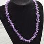 Purple Amethyst Beaded Necklace, thumbnail 7 of 9