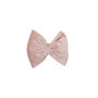 Luxury Small Christmas Bow In Pink Blush Velvet, thumbnail 3 of 4