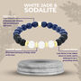 Sodalite Lava Stone Aromatherapy Bracelet Gift Set, thumbnail 6 of 6