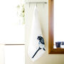 Inky Magpie Tea Towel, thumbnail 4 of 6