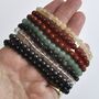 Men's Black Tourmaline Crystal Bracelet Gift For Him, thumbnail 5 of 5