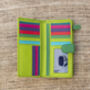 Personalised Large Multicolour Leather Purse Wallet, thumbnail 5 of 7