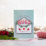 Sending Hugs Christmas Card, thumbnail 1 of 2