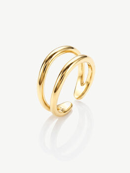 Adjustable Ring In 18k Gold, Women's Minimalist Jewellery, 2 of 5