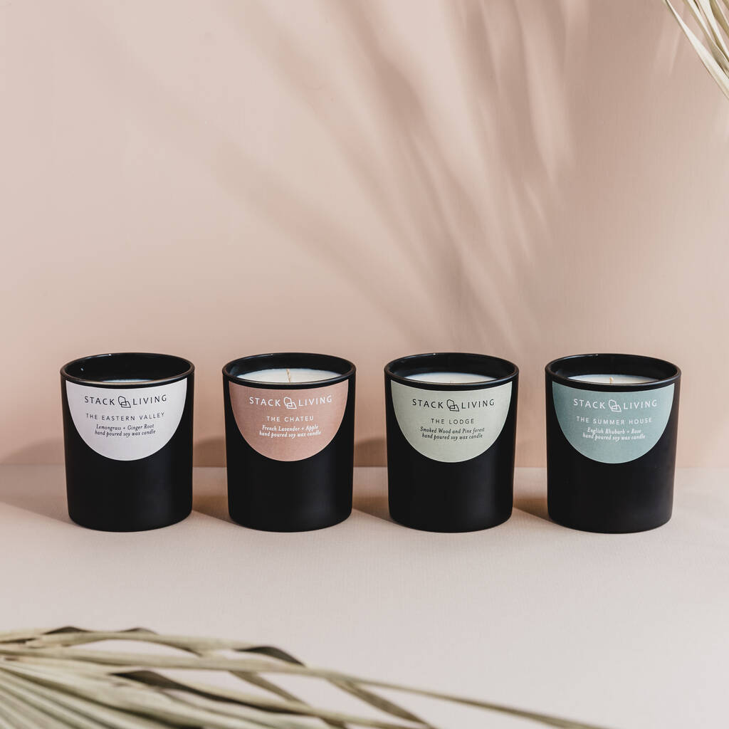 Set Of Four Luxury Scented Candle Gift, 1 of 5
