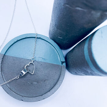 Amore Double Heart Necklace, 3 of 3