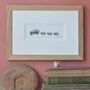 Land Rover And Sheep Hand Finished Art Print, thumbnail 5 of 5