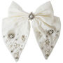 Crystal And Pearl Embellished Statement Hair Bow, thumbnail 5 of 6