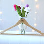 Personalised Center Design Wooden Wedding Dress Hanger, thumbnail 4 of 4