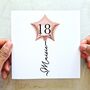 Personalised Balloon 18th Birthday Card For Her, thumbnail 1 of 3