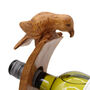Carved Wooden Wine Holder Bird, thumbnail 2 of 2