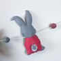 Easter Bunnies And Chick Garland, thumbnail 6 of 6