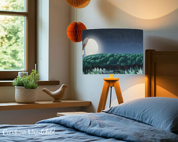 Barn Owl Lampshade – Nature Inspired Woodland Lighting, 6 of 7