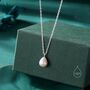 Natural Tiny Droplet Pearl Necklace, thumbnail 4 of 10