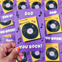 Father's Day Card Music 'Dad You Rock', thumbnail 5 of 5