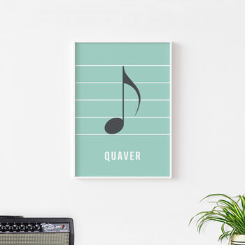 Quaver Note Print | Music Theory Poster, 5 of 10