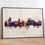 Athens Greece Skyline Cityscape Art Print, thumbnail 6 of 12