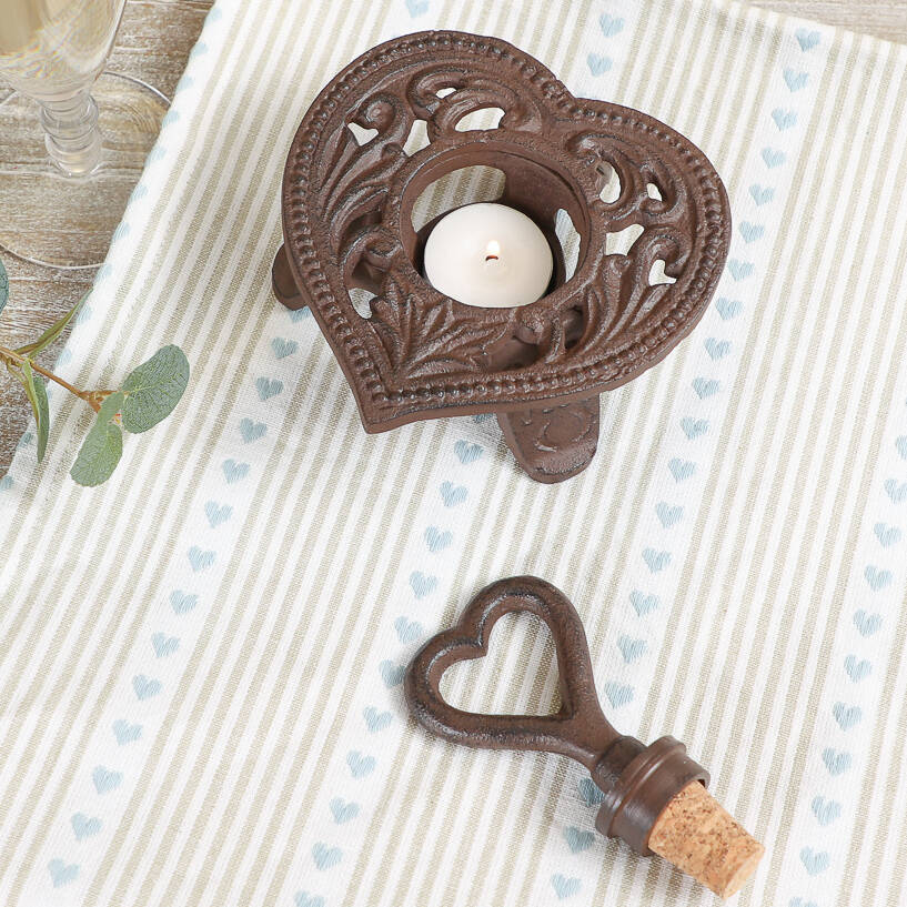 personalised cast iron 6th anniversary gift set by dibor