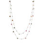 Sterling Silver Fine Tourmaline Double Layer Necklace, thumbnail 3 of 3